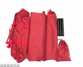 (嘉隆新品)飛翔碟型天幕帳(250丹高遮光銀膠格子布款)